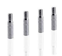 4X Ventilverlängerung Autoventil 60 PSI Maximal Anschraubtyp Metallautomobilradventil Vorbauverlängerung Extender Auto LKW Van Caravan Verchromtes Messing