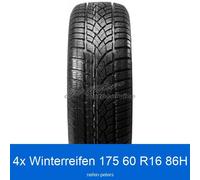 4x Winterreifen 175/60 R16 86H Dunlop SP Winter Sport 3-D RunFlat XL | 19006