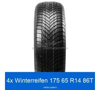 4x Winterreifen 175/65 R14 86T Tracmax X-Privilo S-130 3PMSF XL | 11039
