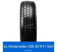 4x Winterreifen 205/50 R17 93H Zeetex WH-1000 3PMSF XL | 4465
