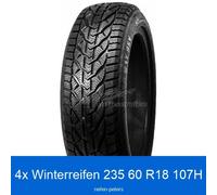 4x Winterreifen 235/60 R18 107H Riken SUV Snow 3PMSF XL | 84002