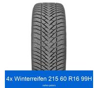 4x Winterreifen Goodyear UltraGrip Performance 3 3PMSF XL 215/60 R16 99H | 7459