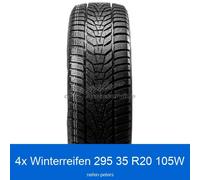 4x Winterreifen Hankook Winter icept evo3 W-330 SBL XL 295/35 R20 105W | 70083