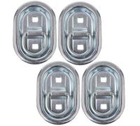 4x Zurrpunkt 800 daN U-Bügel 145x100mm Zurrmulden Verzurren: Verzurrösen für Lastensicherung Zurröse verzinkter Stahl