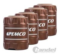 4x20L PEMCO DIESEL G-10 UHPD 5W-40 ÖL passend für API CI-4/SL ACEA E4/ E7 OEL