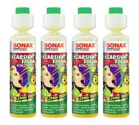 4x250ml SONAX Scheibenreiniger Lemon Rocks Konzentrat 1:100 Wischwasser 01605000 03701410