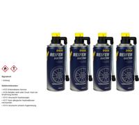 4x450ml Original MANNOL Reifen Doctor Reifendicht Reparatur Reifenpilot