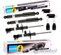 4xBILSTEIN B4 STOßDÄMPFER+LAGER+PROTECTION V HA passend für FIAT PANDA CLASSIC
