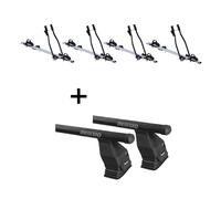 4xFahrradträger SAGITTAR+Dachträger Tema STA für Citroen Jumpy Kastenwagen - 06