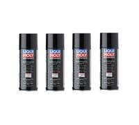 4XKettenspray LIQUI MOLY 1591 Motorbike Kettenspray weiß Spezialfett Dose 400 ml