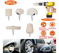 5~11 Stk Polierscheibe mit Polierpaste Polierset ,für Bohrmaschine Polieraufsatz