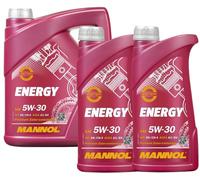 2x5 Liter 5W-30 Motoröl MANNOL Energy 5W30 VW 502.00 505.00 ACEA A3 B3 MB 229.3
