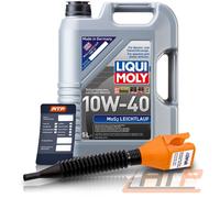 5 L LITER LIQUI MOLY MoS2 LEICHTLAUF 10W-40 MOTOR-ÖL MOTOREN-ÖL 32098780
