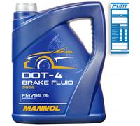Mannol 3002 Brake Fluid DOT-4 Bremsflüssigkeit - 5 Liter