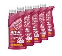 5 Liter (5x1) MANNOL MTF-4 Getriebeöl API GL-4 75W-80 Getriebe Öl 75W80
