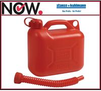 Now Transportkraftstoffkanister 5 l rot HD-PE L265xB135xH270mm