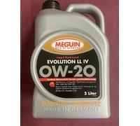 Meguin Megol 33058 Evolution LL Longlife IV 0W-20 5 Liter