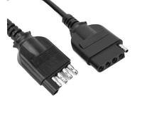 ˇ5 Pin Anhänger Licht Kabelbaum Stecker Stecker Verlängerung Kabel Draht Buchse