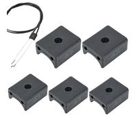 5 Stück Kupplungszug Teile Kit Gaszug und Kupplungszug Rasenmäher Gaszug-Motorsteuerungskabel Zubehör für einige Hecht Rasenmäher (ohne Zeile)