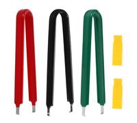 5 Stück Sicherungszieher Satz, Edelstahl Pvc, Kompakt | Standard Flachsicherungen und Relais, Sichere Handhabung, für Werkstatt, Selbstgemacht und Marinewartung