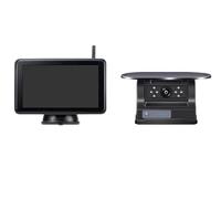 5'' Wireless DVR Recorder Monitor Solar Magnet Backup IR Nachtsicht Kameras Kits LKW Bus Anhänger Camper Auto-mobil Rückfahrkamera(Monitor add 2 Camera)