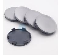 5 x Nabenkappen Nabendeckel Felgendeckel 63,0 - 58,5 mm - silber