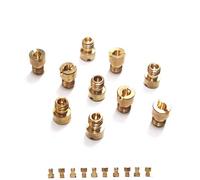 50-90cc VERGASER DÜSEN SET M4 0.85-0.98 mm z.B.für BAOTIAN SARO SPORT AGM BENZHOU MOTINO YIBEN ZNEN KYMCO THURBO JINAN QINGQI REX RS CHINA ROLLER GY6