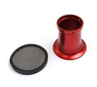 50 mm Vergaser-Luftfilterbecher aus Aluminiumlegierung für OKO 2430 Motorräder mit Keihin-Riemennetz, kompatibel mit 24/26/28/30 mm Vergasern, einfache Direktmontage, Rot