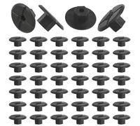 50 Stück Kunststoffmutter 4 mm, Befestigungs Clips für Radkastenverkleidung & Radhausschale, Kunststoff-flügelmuttern Kompatibel mit Mercedes W201 W124 190D 260E BMW Serie 3 E36 2019900050 51711958025