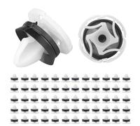 50 Stück Türverkleidung Polsterung Befestigung Clips, OEM 7703077476 | Türverkleidung Befestigungsclips Kompatibel mit Peugeot 308 508 Citroen DS4 Re-Nault Me-Gane 3