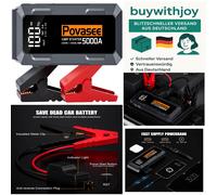 5000A Starthilfe Powerbank | 3" LCD-Display | 12V DC-Ausgang