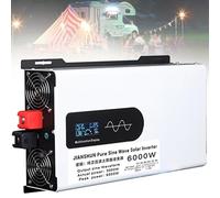 5000W 6000W 8000W 10000W 12000W Wechselrichter Reiner Sinus DC 12V 24V 48V 60V 72V 96V auf AC 230V 240V Spannungswandler AC Steckdose Stromwandler Stecker Power Inverter für Auto KFZ Wohnwagen LKW(600