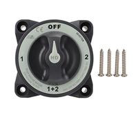 500A Batterietrennschalter Schwerlast 4-Positions-Batterie-Wahlschalter 12-36V mit Sicherungsscheibe für Wohnmobil Boot Marine Auto LKW