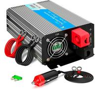 EXTRALINK Wechselrichter 12V auf 230V Reiner Sinus 500W 1000W Spitze - Spannungswandler mit USB, Zigarettenanzünder Stecker, Lüfter & 4-Fach Schutz - für Auto, Wohnmobil, Boot, Camping, Solar
