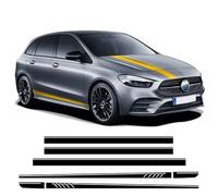 507 Styling Türseitenstreifen-Aufkleber Motorhaube Heckdachaufkleber, für Mercedes-Benz B-Klasse W246 W247 B180 Zubehöraufkleber