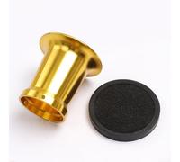 50mm Vergaser-Luftfilter Windbecher für OKO 24-30mm für keihin - Robuster Aluminium Lufteinlassfilter mit Netz für Motorrad Scooter für atv Dirt Bike Tuning Gold(Gold)