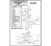 511F GIVI Halter Für Koffer Für SUZUKI GSF 600 Bandit/S 1996 1997 1998 1999