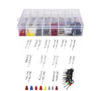 518-teiliges Kfz-Elektro-Steckverbinder-Set mit Werkzeug zum Entfernen von Klemmen und Drahtdichtungen für 12-V-Steckverbinder in Motorrädern, LKWs, Autos, Booten