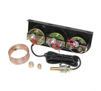 52 mm kombiniertes Messgerät 3-in-1 für Automobil-Spannung, Öldruck und Wassertemperaturmessung, kompatibel mit 12 V 24 V