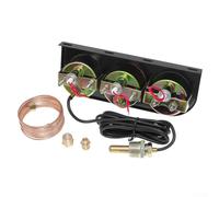 52 mm kombiniertes Messgerät-Set für Fahrzeuge, 3-in-1, Spannung, Öldruck, Wassertemperatur-Messgerät mit Hintergrundbeleuchtung für 12 V 24 V Autos und LKWs