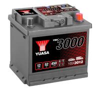 52Ah Autobatterie Yuasa YBX3012 SMF 12V 450A Starterbatterie wartungsfrei