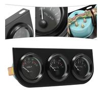 52mm Zusatz Instrument Öldruckanzeige Öltemperatur Ladedruck Anzeige Schwarz