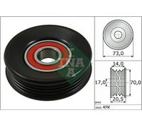 INA | Spannrolle, Keilrippenriemen | 531 0853 10