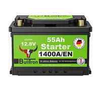 55Ah BullTron LiFePO4 Starterbatterie 1400A Startstrom