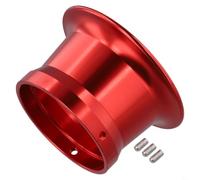 55mm Vergaser Luftfilter Wind Cup für OKO 24-30 für keihin - für robuste Aluminium Bauweise Einfache Montage Für 24mm 26mm 28mm 30mm(Red)