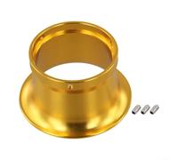 55mm Vergaser-Luftfilter Windbecher für OKO 24-30mm für keihin - Robuster Aluminium Sportluftfilter Lufteinlass für Motorrad Dirt Bike UTV Schwarz(Gold)