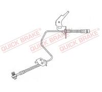 59.960X QUICK BRAKE Bremsschlauch für OPEL,VAUXHALL
