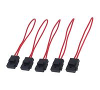 5er-Pack Kfz-Flachsicherungshalter-Set Mit 15-A-Sicherung Wasserdicht 14 A BAK