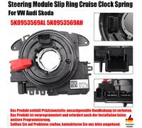 5K0953569AL Steuergerät Lenksäulenelektronik Wickelfeder Für VW Jetta Audi Skoda