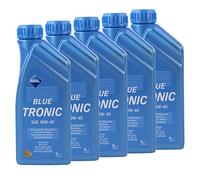 5L ARAL Motoröl Öl BLUE TRONIC 10W40 MB 229.1 VW 501.01/505.00 FIAT 9.55535-D2